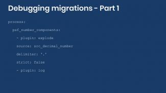 Example configuration for log process plugin.