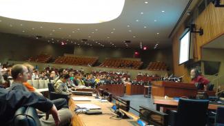 Richard Stallman speaks at NYC Camp