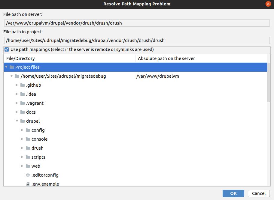 Path mappings